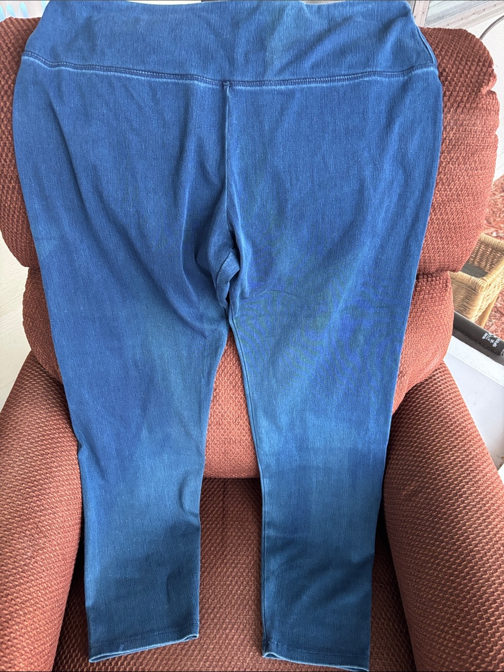 Classic Blue Pull-On Women's Jeggings with Revolutionary Tummy Control XXL New